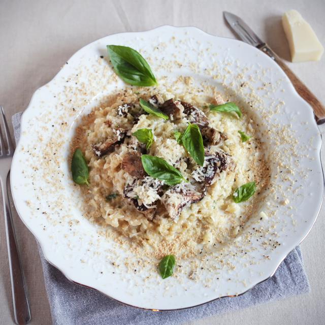 Organic Mushroom Risotto
