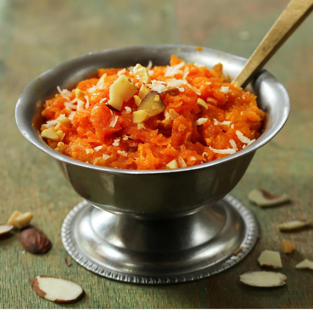 Lal Gajar Halwa with Organic Carrots